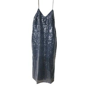 Open Edit Sequin Sleeveless Slipdress